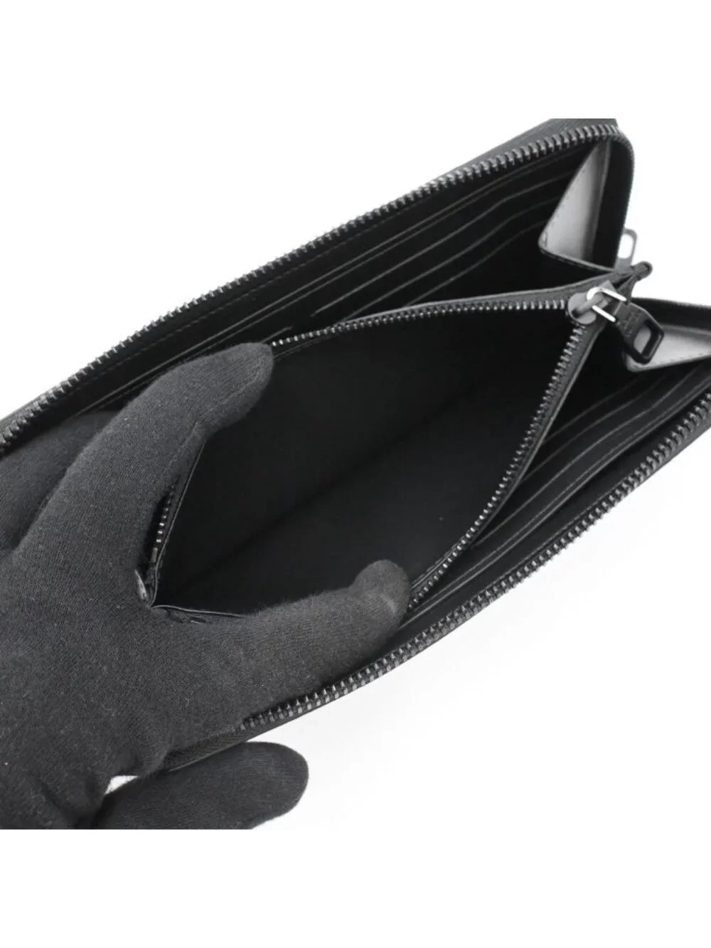 Louis Vuitton Monogram Midnight Horizontal Wallet Black